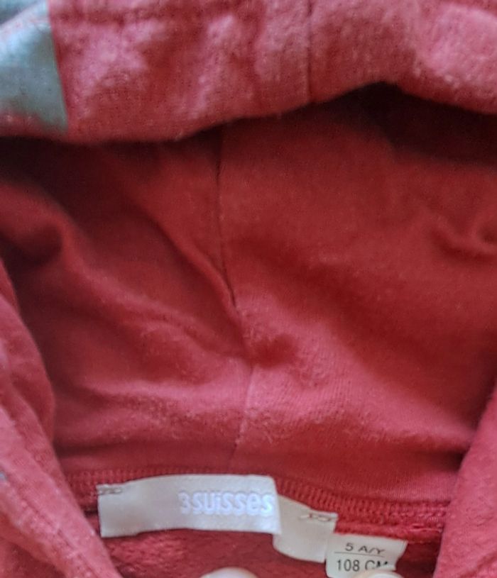Gilet zippé avec capuche 3 Suisses 5 ans - photo numéro 4