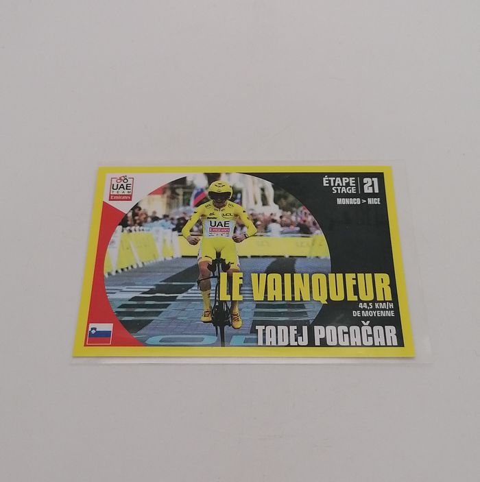 Panini sticker Tour de France 2024 n° T20 Tadej Pogacar. - photo numéro 2