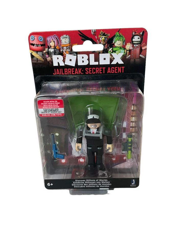 Figurine Roblox Jailbreak Secret Agent Jazwares neuf