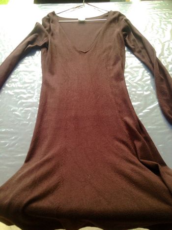 Robe pull Marron camaïeu