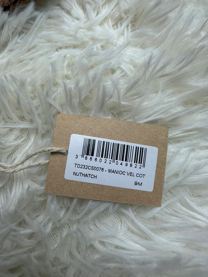 Veste velours poudre organic taille 9 mois - photo numéro 3