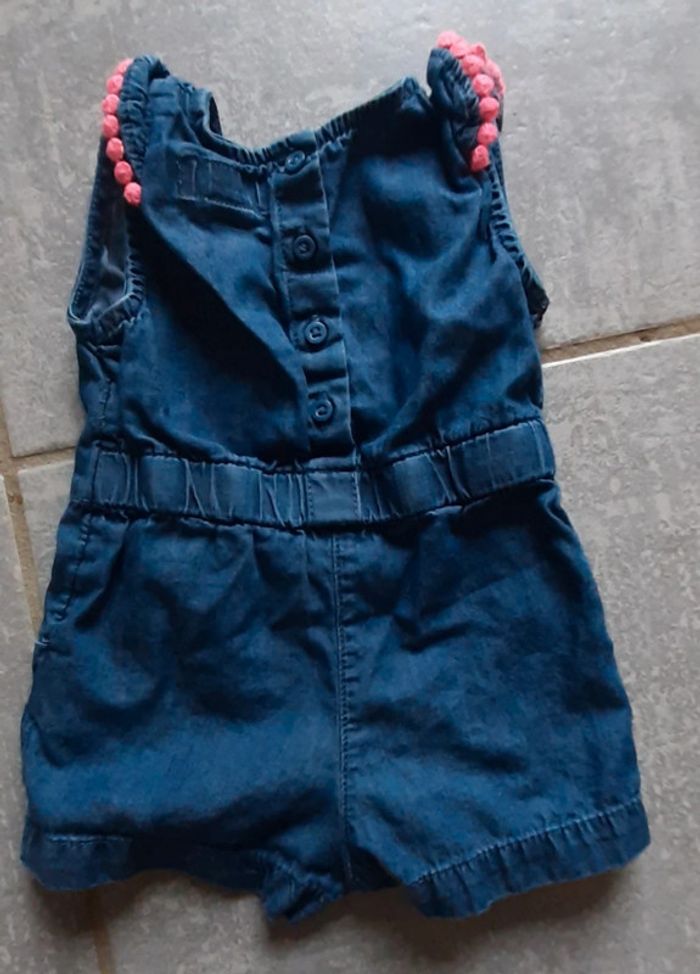 Combi short légère fille primark 0-3 mois 62cm - photo numéro 2