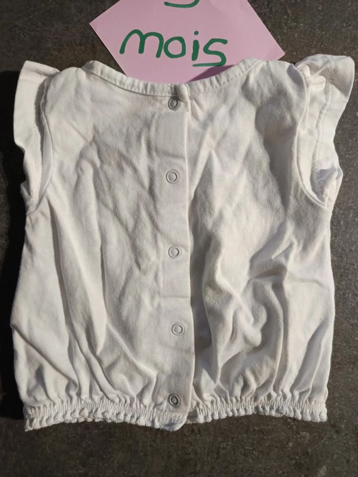 T-shirt "little sirene" 3 mois - photo numéro 4