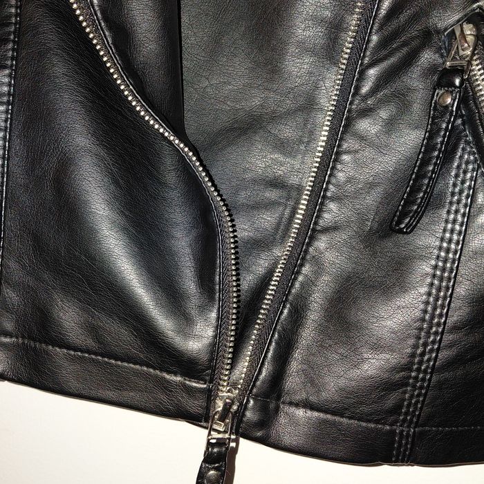 Vero Moda- Veste perfecto en simili cuir  noir XS - photo numéro 7