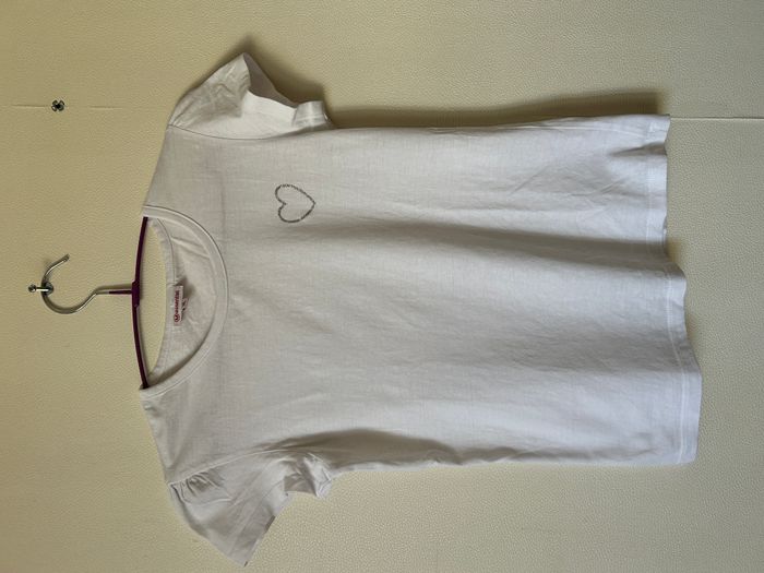 ensemble pyjama short et tee-shirt imprimé coeur - photo numéro 2