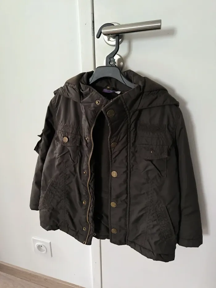 Manteau d'hiver. Sergent Major. Garçon 5ans.