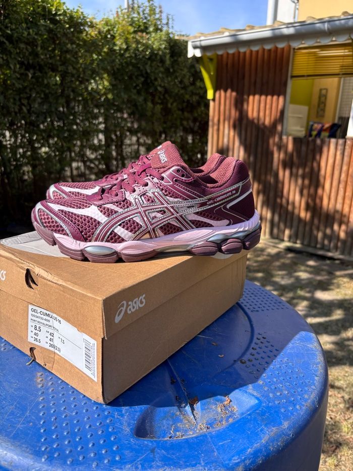 Asics collomus bordeaux - photo numéro 3