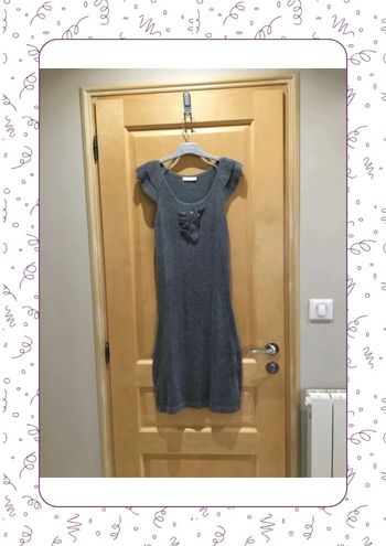 Robe pull grise Promod