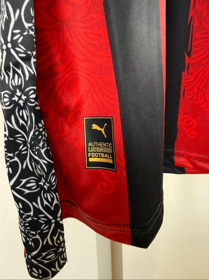 Maillot AC Milan Noir/Rouge – Puma – Taille L - photo numéro 6
