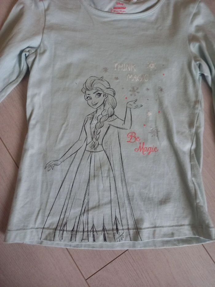 tee shirt long reine des neiges - photo numéro 3