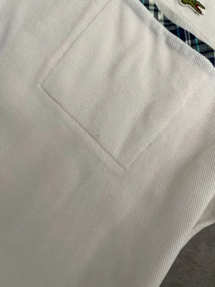 Polo Lacoste blanc - photo numéro 10