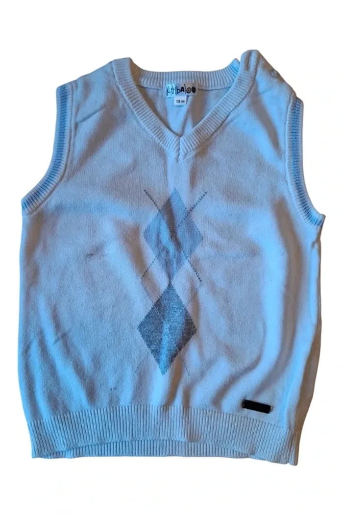 Lot 3 gilets sans manche 18 mois - photo numéro 5