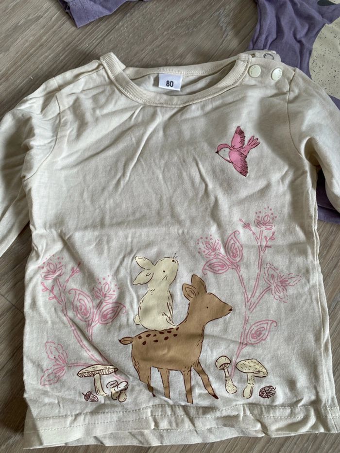 Lot de 2 t-shirt zeeman - photo numéro 2