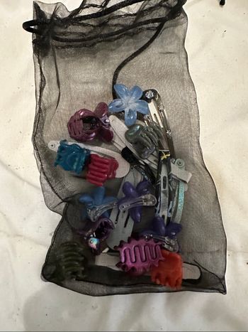 Lot de petites pinces et barrettes fille