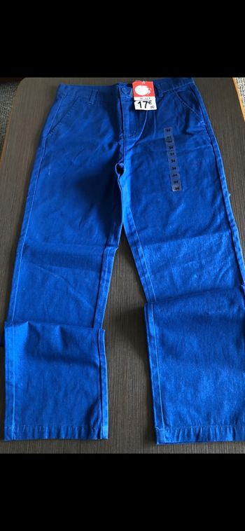 Pantalon bleu tissaia 34/14 ans