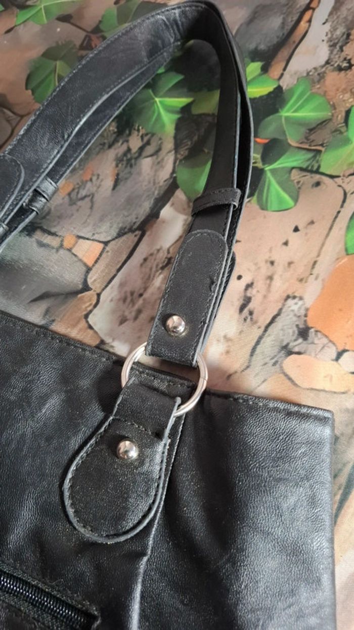 Sac effet froissé noir - photo numéro 9
