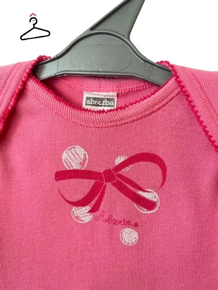 LOT de 3 bodies manches courtes - bébé fille taille 12 mois - photo numéro 3