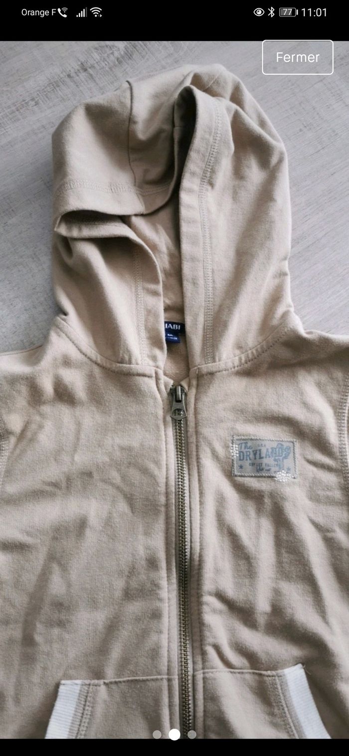 Gilet à capuche 6 ans - photo numéro 2