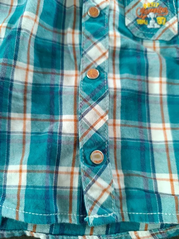 Ensemble salopette et chemise - photo numéro 7