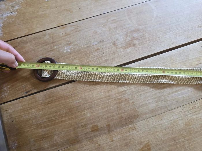 🌾 Ceinture en raphia tressé – boucle en bois naturel – style bohème / ethnique – 100 cm - photo numéro 6