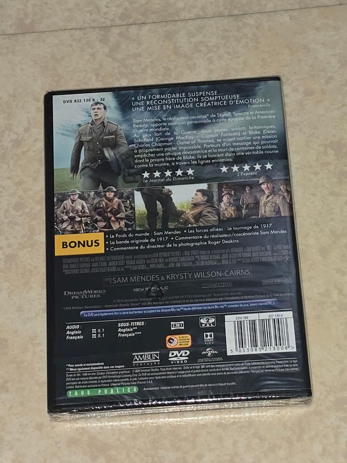 DVD - 1917 - photo numéro 2