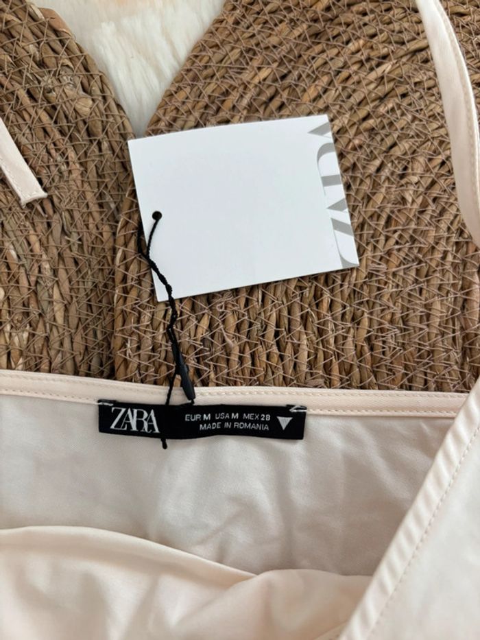 Top Zara rose clair taille M - photo numéro 3
