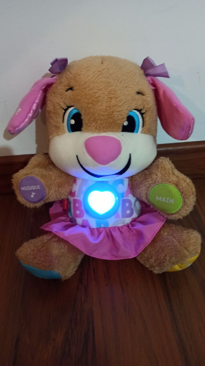 Peluche éducative musicale Fisher price chien - photo numéro 4