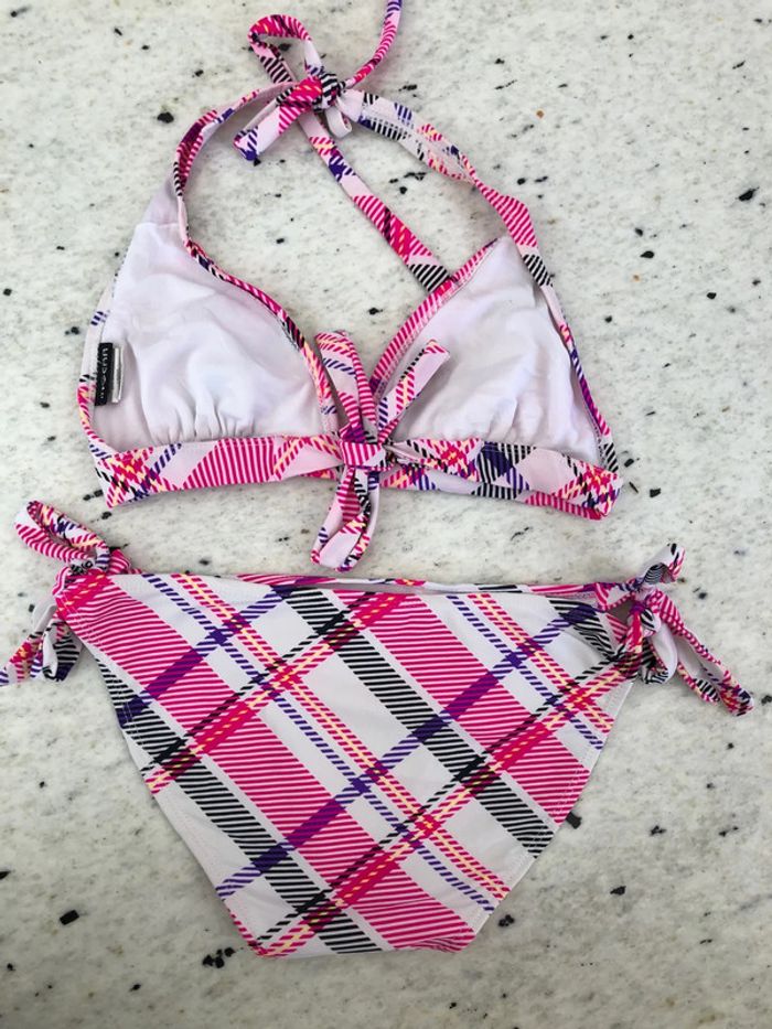 Maillot de bain 2 pièces à carreaux Ingear L - photo numéro 2