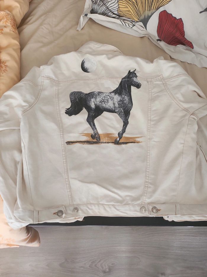 Veste en jeans 100%coton - photo numéro 4