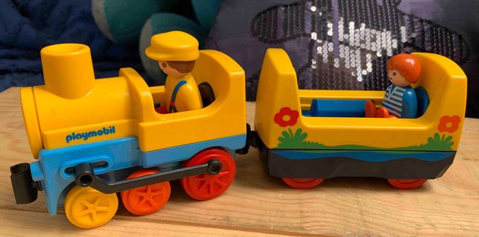 Train Playmobil 1, 2, 3 - 2 personnages