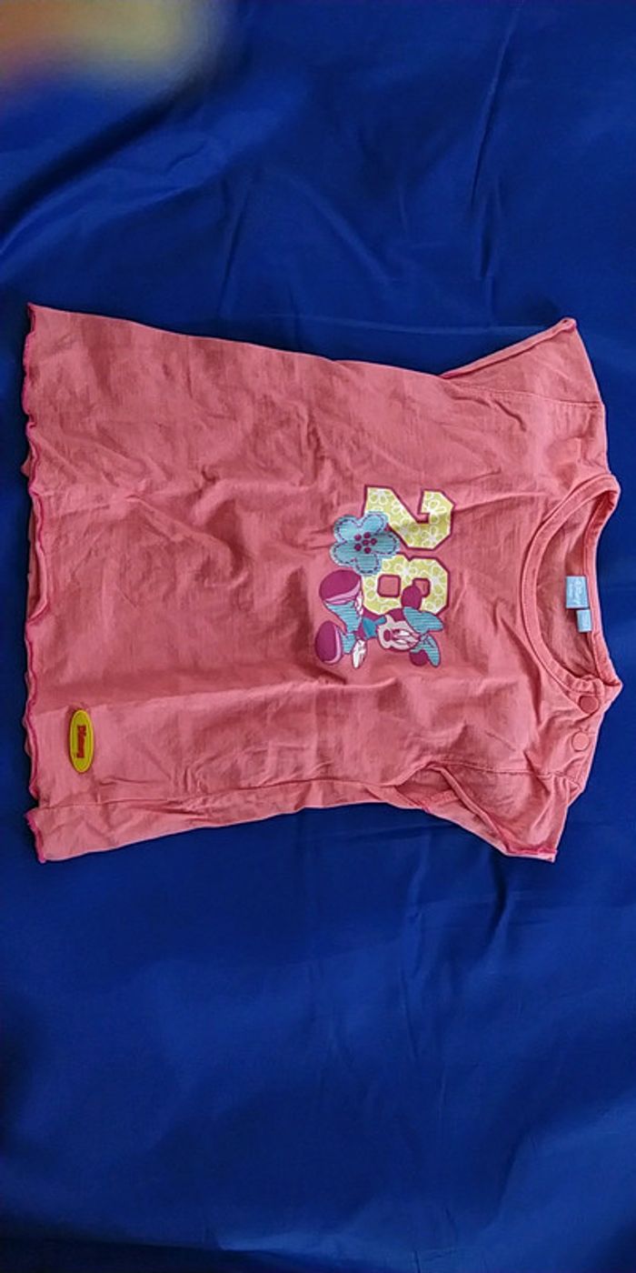 Tee-shirt rose Minnie, 12 mois