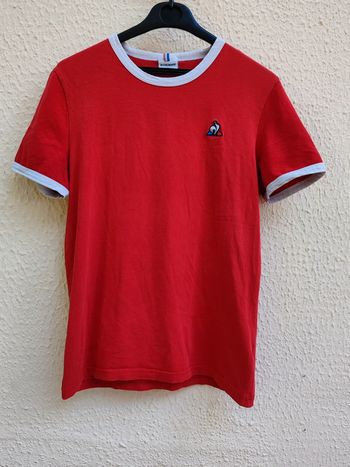 T-shirt rouge Le Coq Sportif
