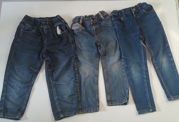 Lot de 3 Jeans bleu marine