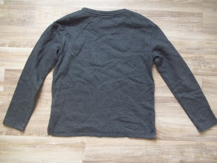 Sweat gris "SWEATER WEATHER" Here+There 158/164 - photo numéro 4