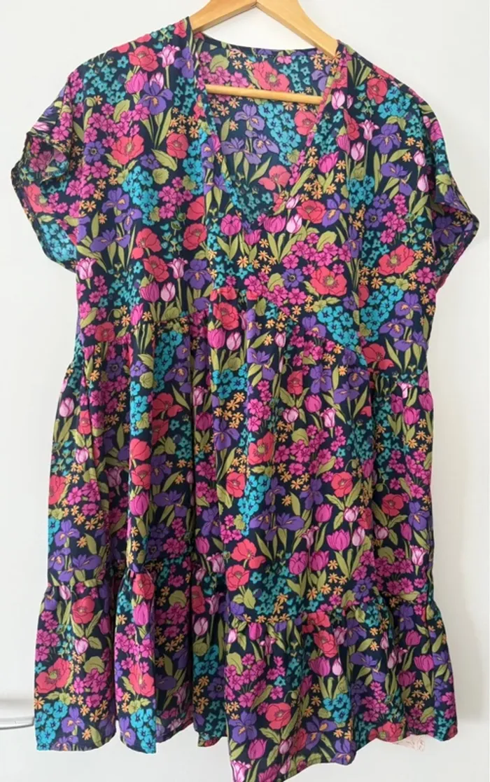 Robe à fleur xl