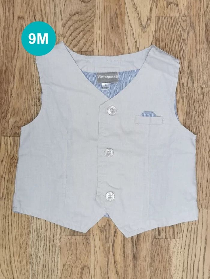 Veston beige Verbaudet 9 mois