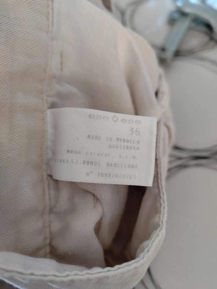 Pantalon en lin Ese 0 Ese taille 36 excellent état - photo numéro 6