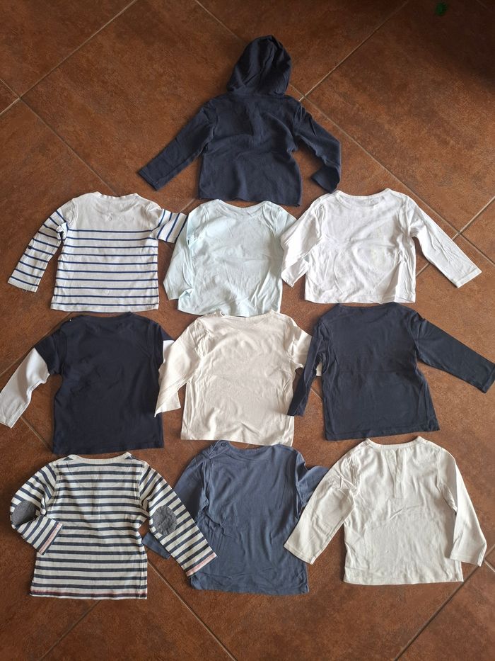 Lot tee-shirts manche longue 2ans - photo numéro 5