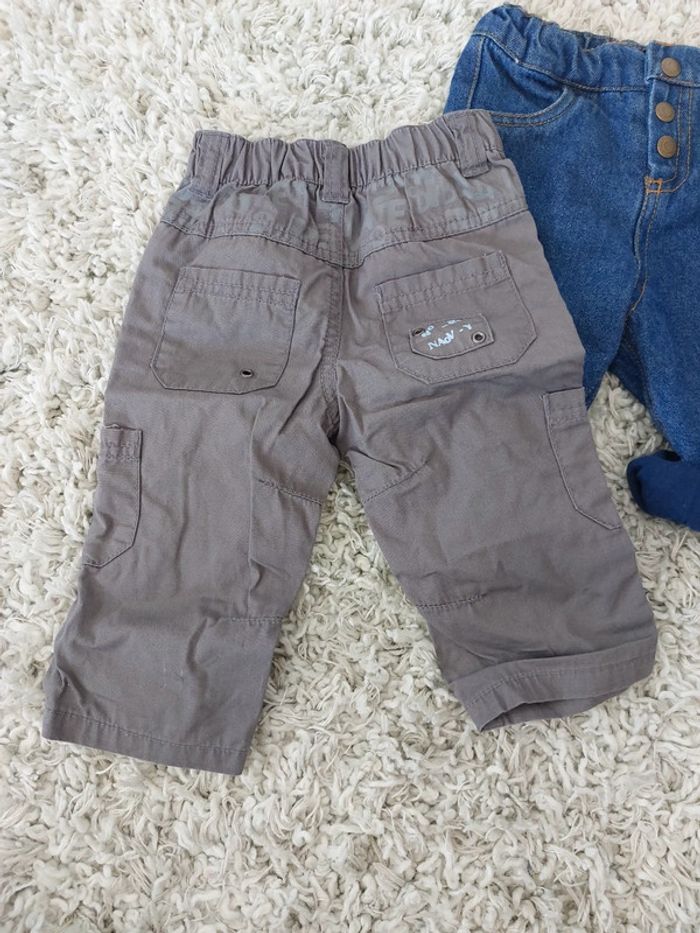 Lot 3 pantalon 6 mois (kiabi, Gémo et Petit pirate) - photo numéro 7