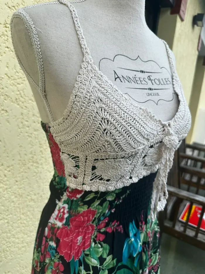 🌸 Robe longue à fines bretelles - Taille S - photo numéro 6