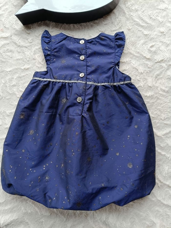 Robe de fête style boule anniversaire mariage Noël Fille 12 mois étoile Orchestra Pomme Framboise - photo numéro 10