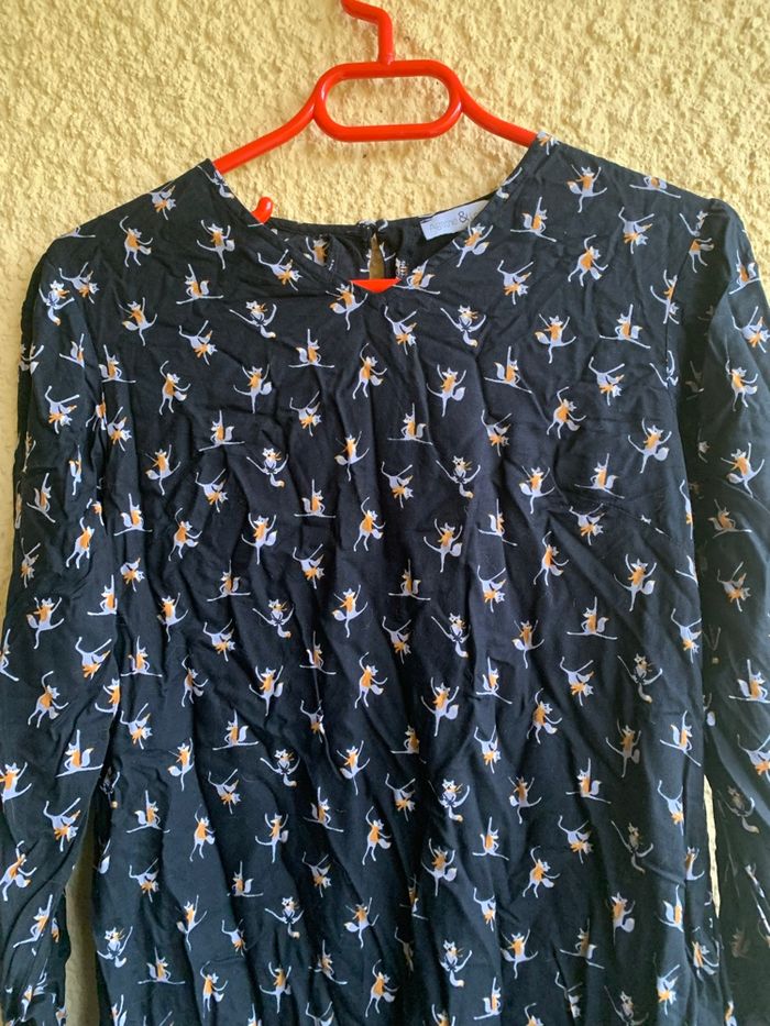 Blouse / tunique viscose Agathe & Louise taille 38 ( sera repassé avant envoi) - photo numéro 2