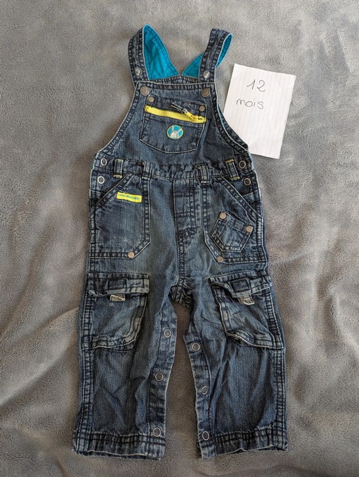 Salopette en jean - 12 mois - Orchestra