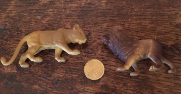 figurines vintage New Ray « Lion et Lionne » - photo numéro 6