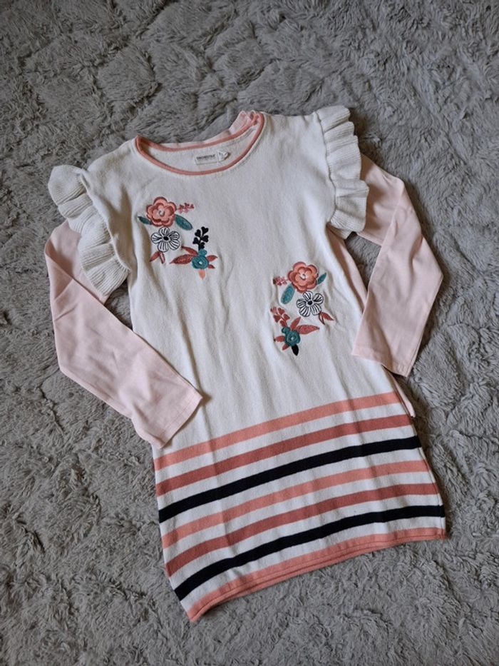 Magnifique ensemble robe en maille et haut 8 ans 🌺 orchestra /gemo 🌺 excellent état