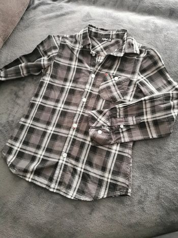 Chemise à carreaux 8 ans