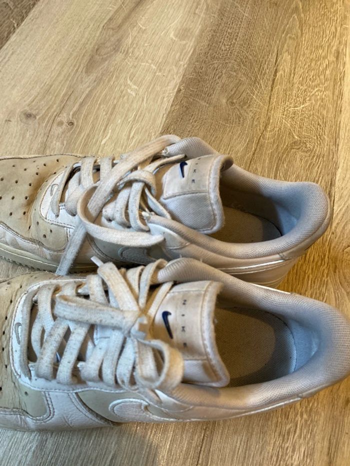 air force one blanches et crème nike taille 39 - photo numéro 8