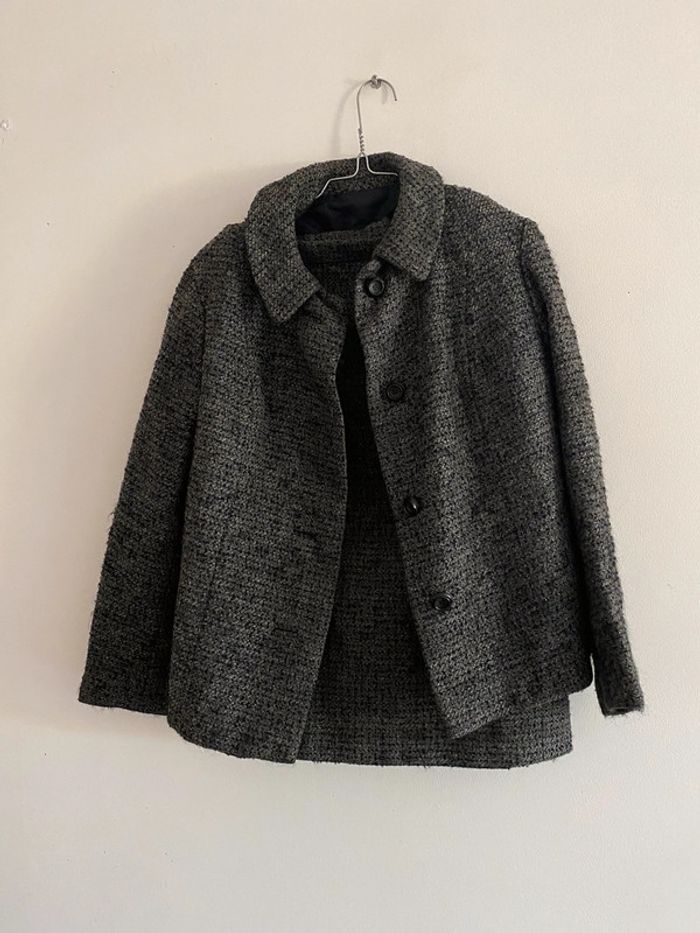 Tailleur jupe vintage Simone pary 38