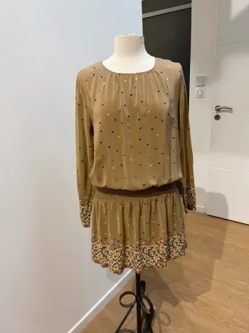 Superbe Robe neuve Bel Air en soie neuve 🌸 T2 38 40