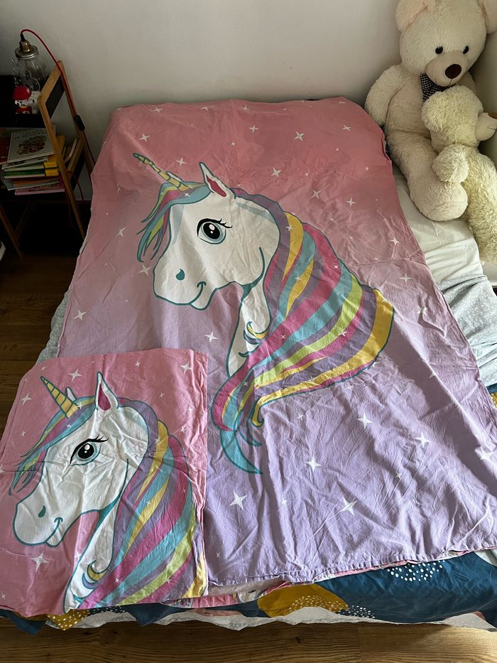 Parure de lit licorne